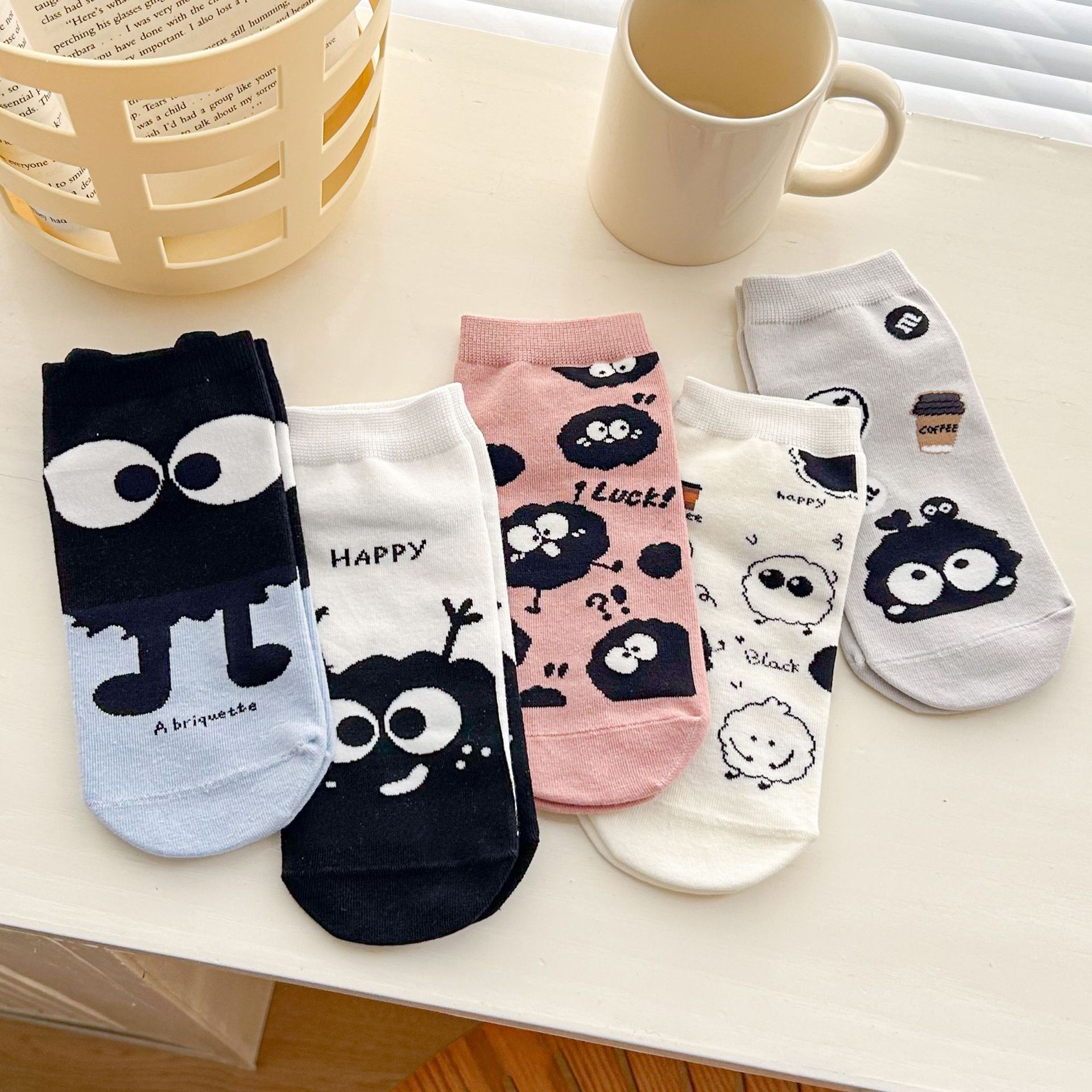 Nahtlose Unsichtbare Socken Anime