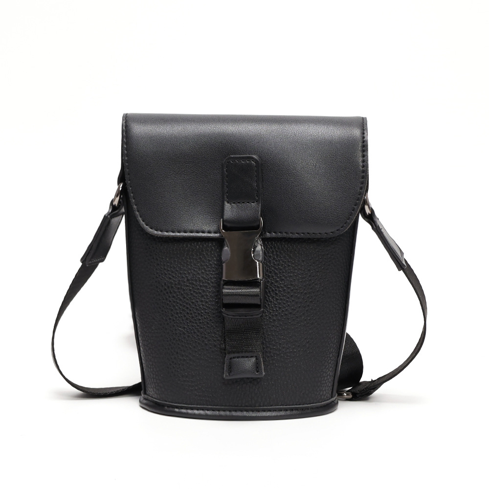 Bolso Bandolera de Cubo Tejido para Hombre