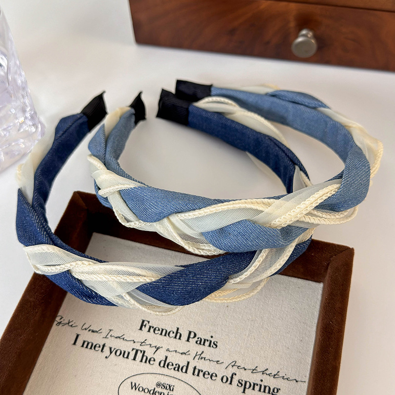 Винтажная Плетеная Повязка для Волос