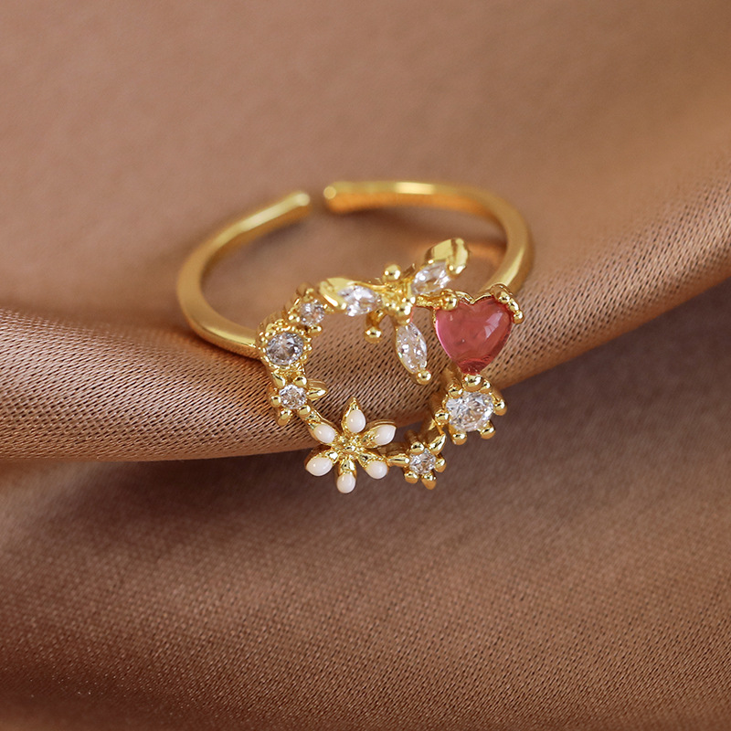 Adjustable Enamel Rings