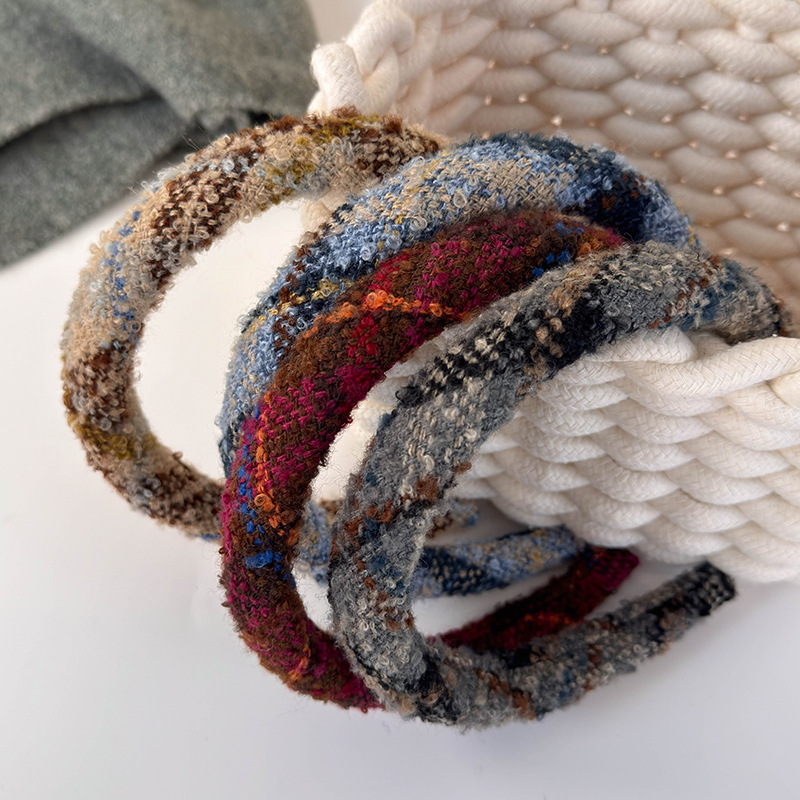 Cinta para el Cabello de Punto de Felpa