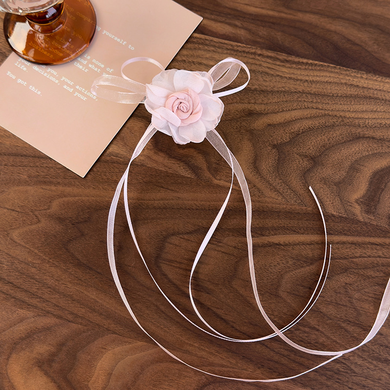 Agrafă de Păr cu Panglică Florală