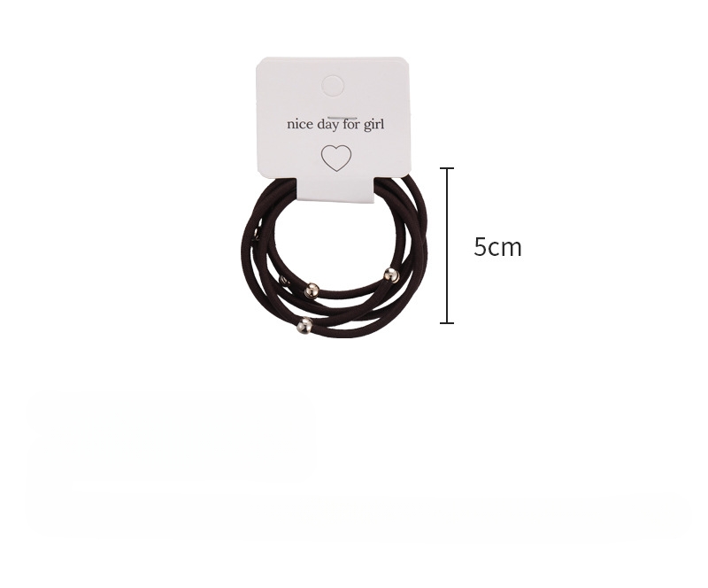 Haargummis mit Goldperlen Klein