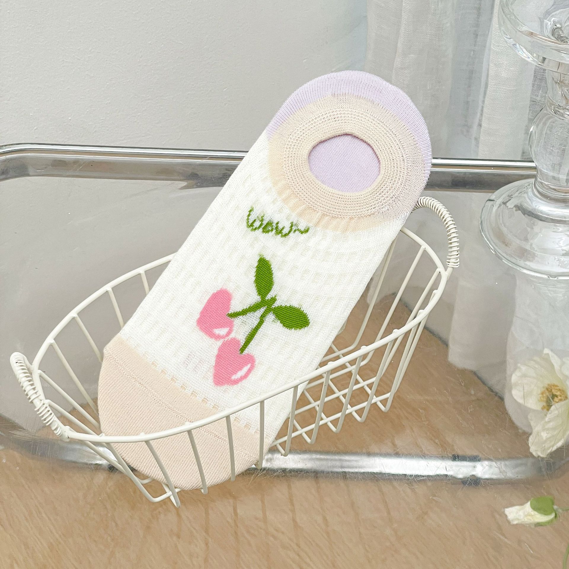 레이스 노쇼 양말 여성용