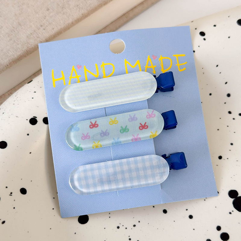 Jelly Kleur Strik Ster Stippen Haarclips Set