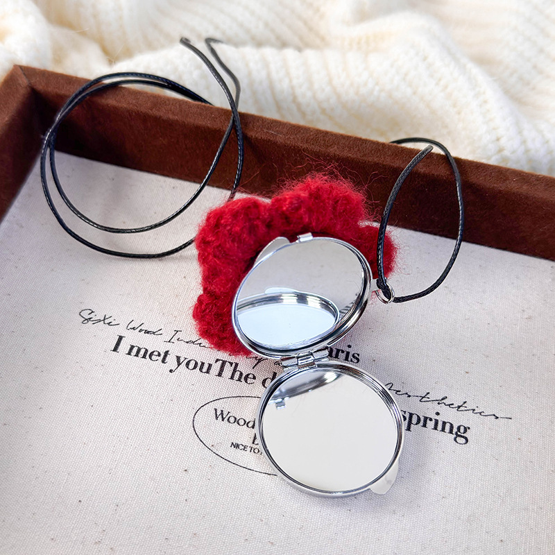 Πλεκτό Λουλούδι Κόσμημα Καθρέφτη