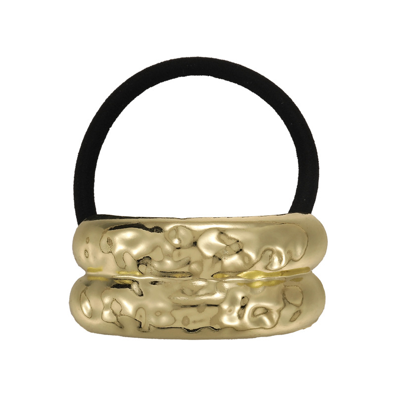 Geometryczne Metalowe Gumki do Włosów