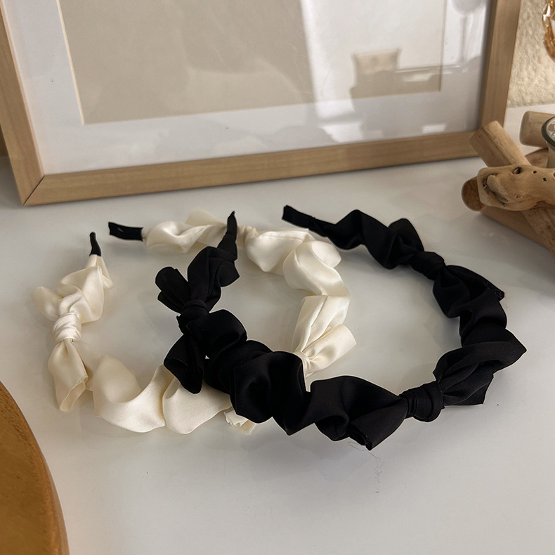 Cinta para el Cabello con Lazo Negro