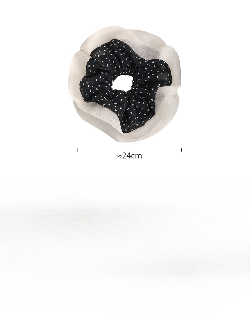 Powiększone Chiffonowe Gumki z Kropkami