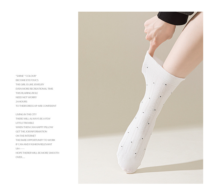 Meias Cano Médio Folgadas para Mulheres