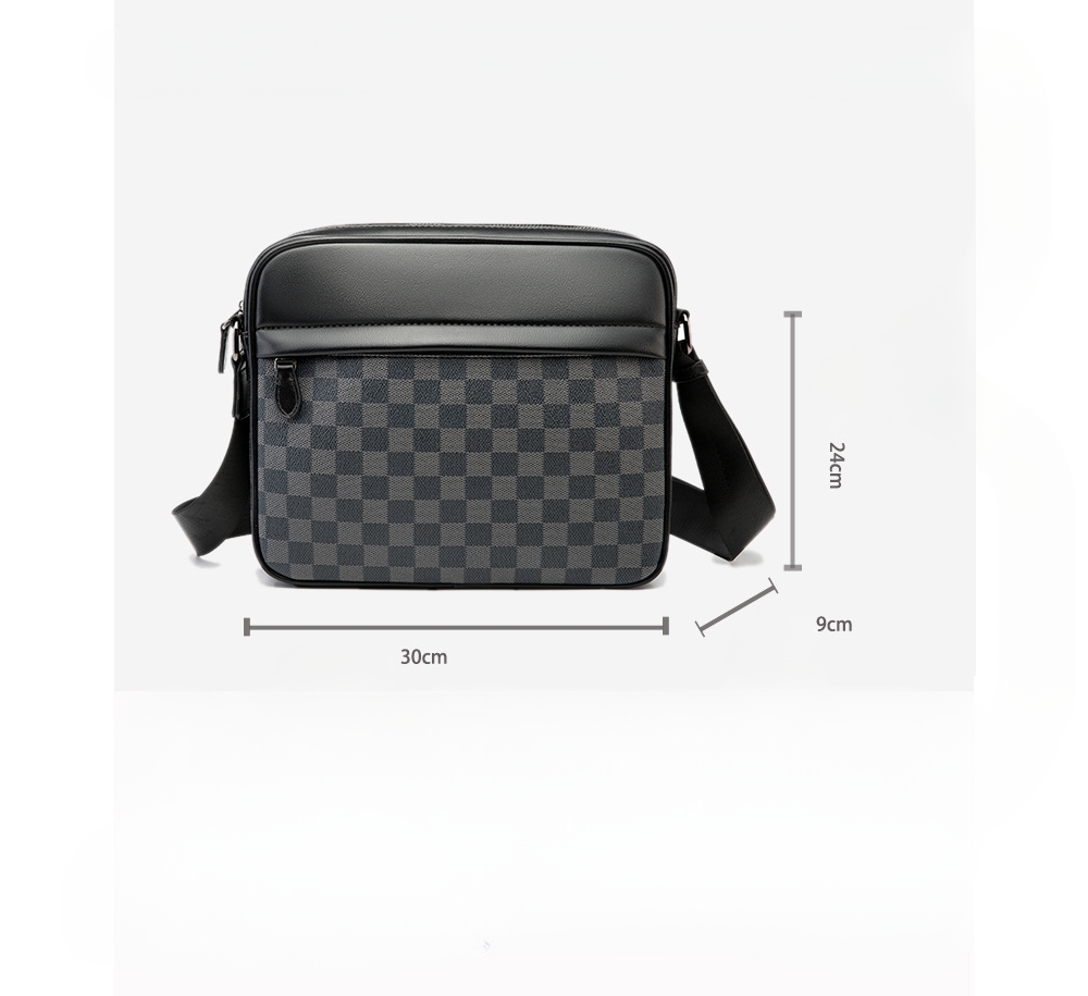 Túi đeo chéo nam kẻ caro