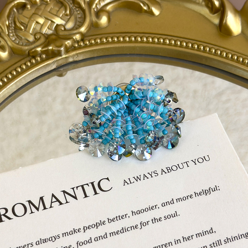 Adornos de Zapatos de Flor de Cristal