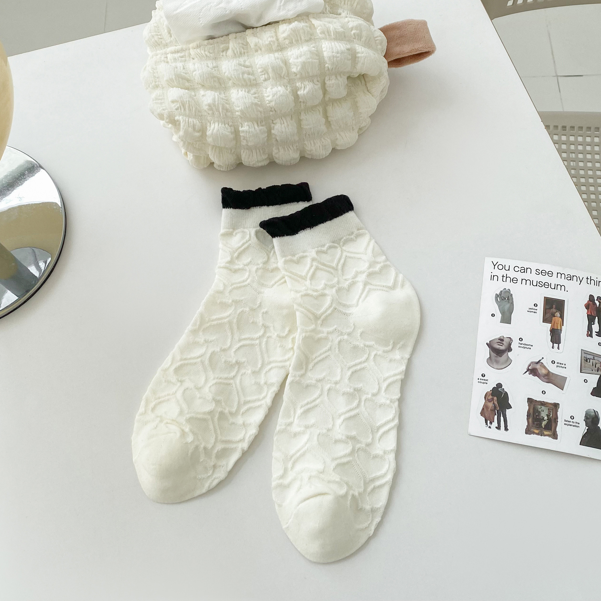 Meias de Renda com Babados