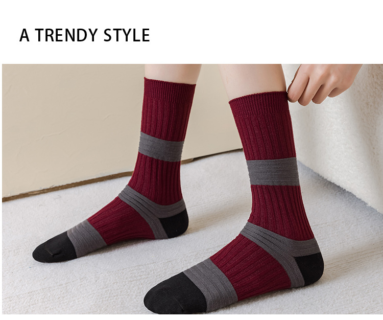 Meias de Algodão Meia-Canela