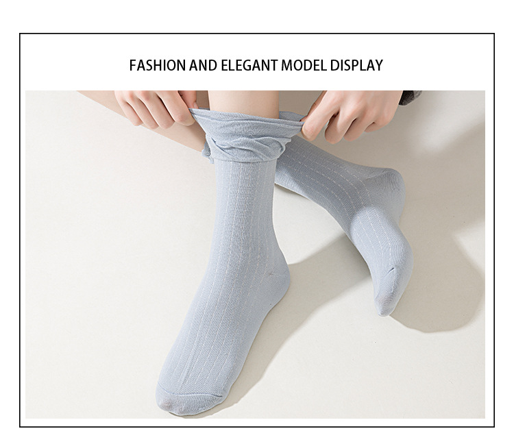 Meias Slouch com Renda