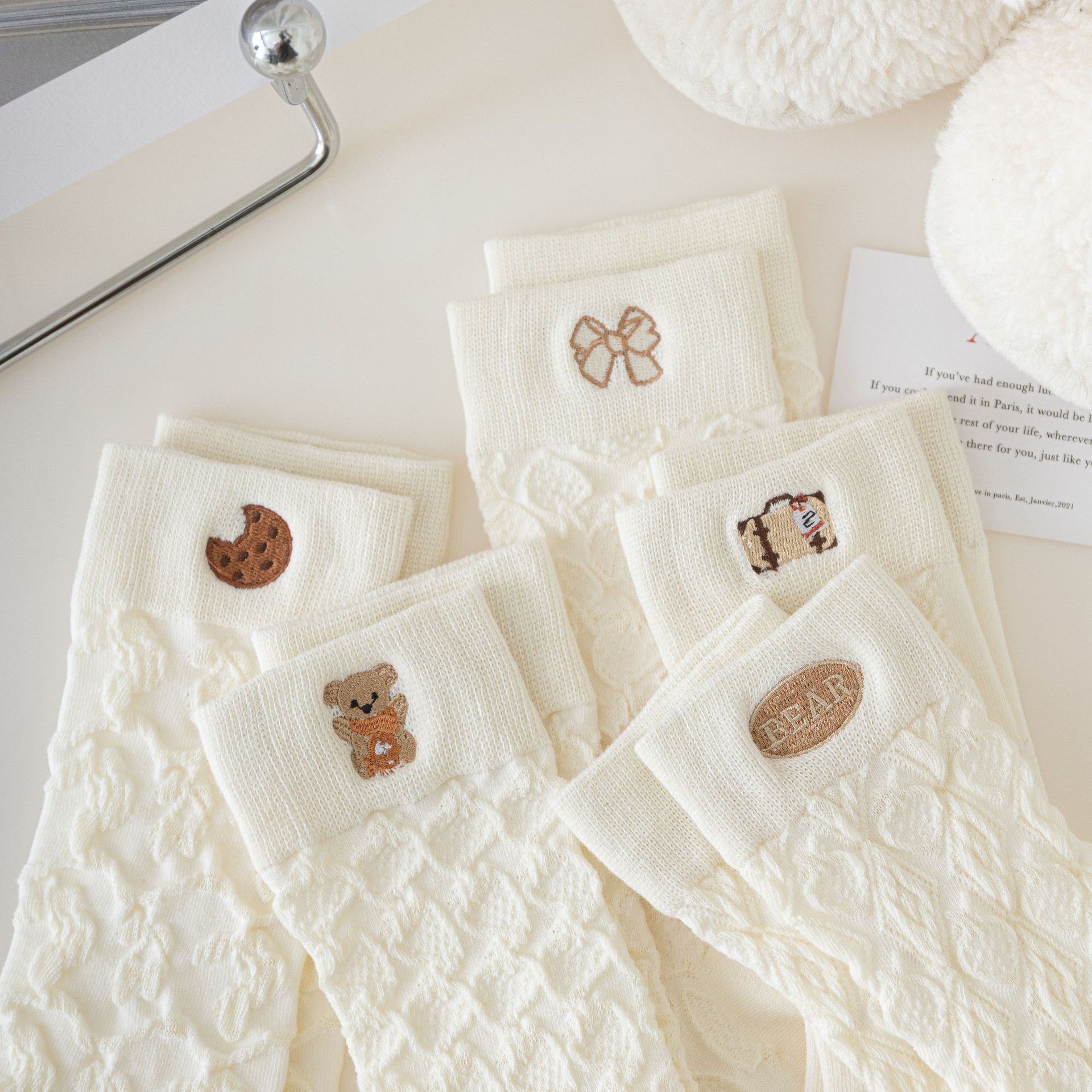 Meias de Algodão Meia Canela