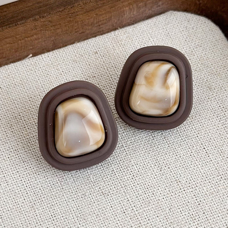 빈티지 미니멀리스트 기하학 드롭 귀걸이