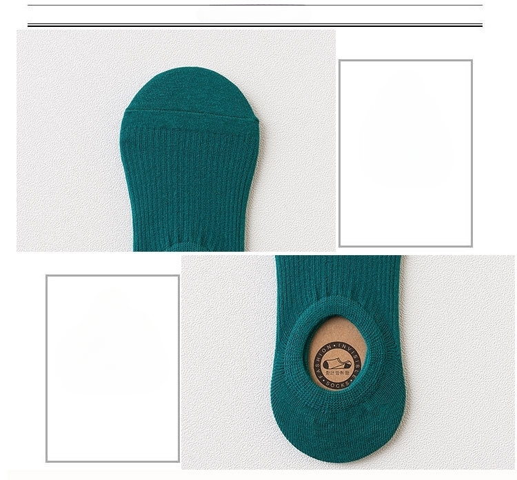 Женские Хлопковые Невзрачные Низкие Носки