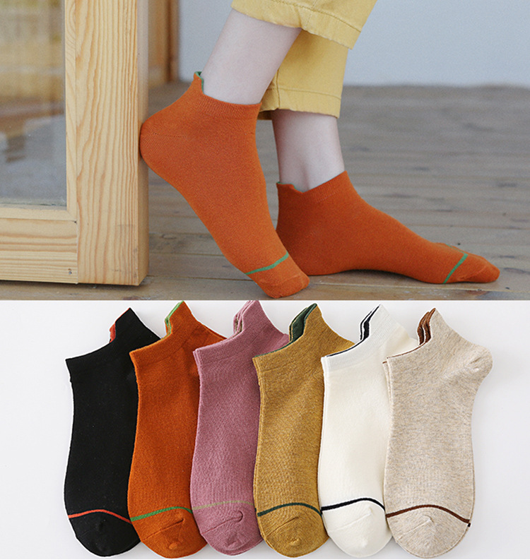 Dámské Bavlněné Lodičkové Ponožky
