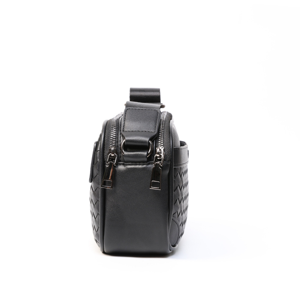 Geweven Vierkante Schoudertas voor Mannen