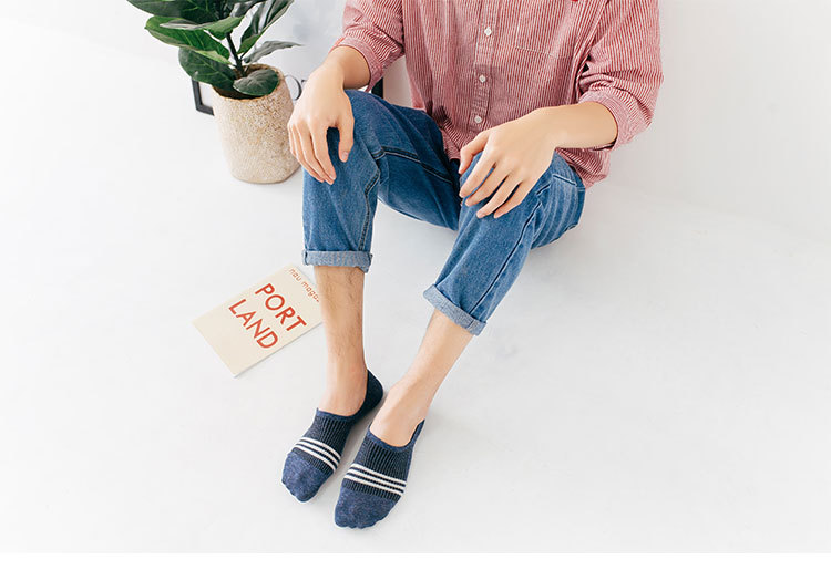 Calcetines Invisibles de Algodón para Hombre