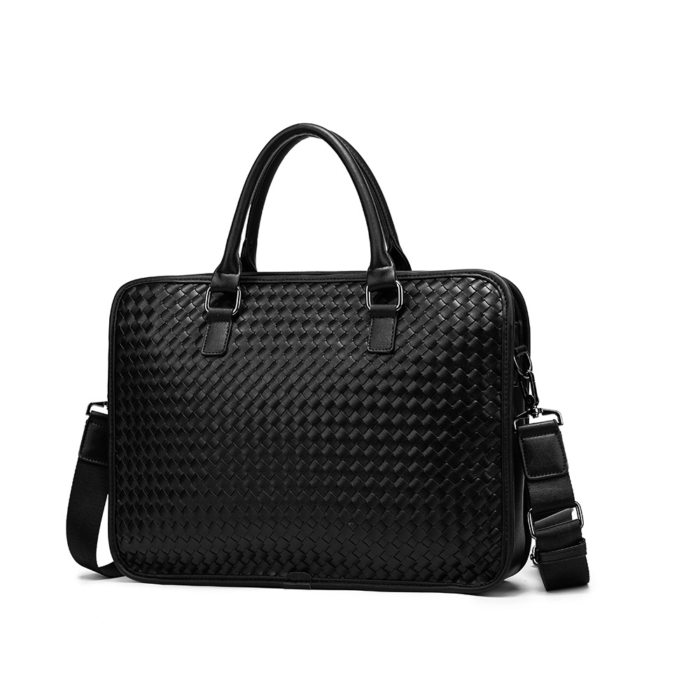 Gewebte Quertrage-Aktentasche für Herren