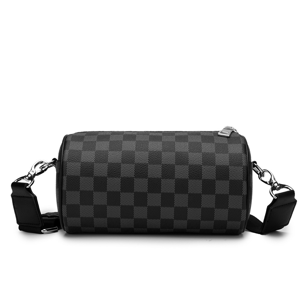 Tas Selempang Pria Motif Kotak-Kotak