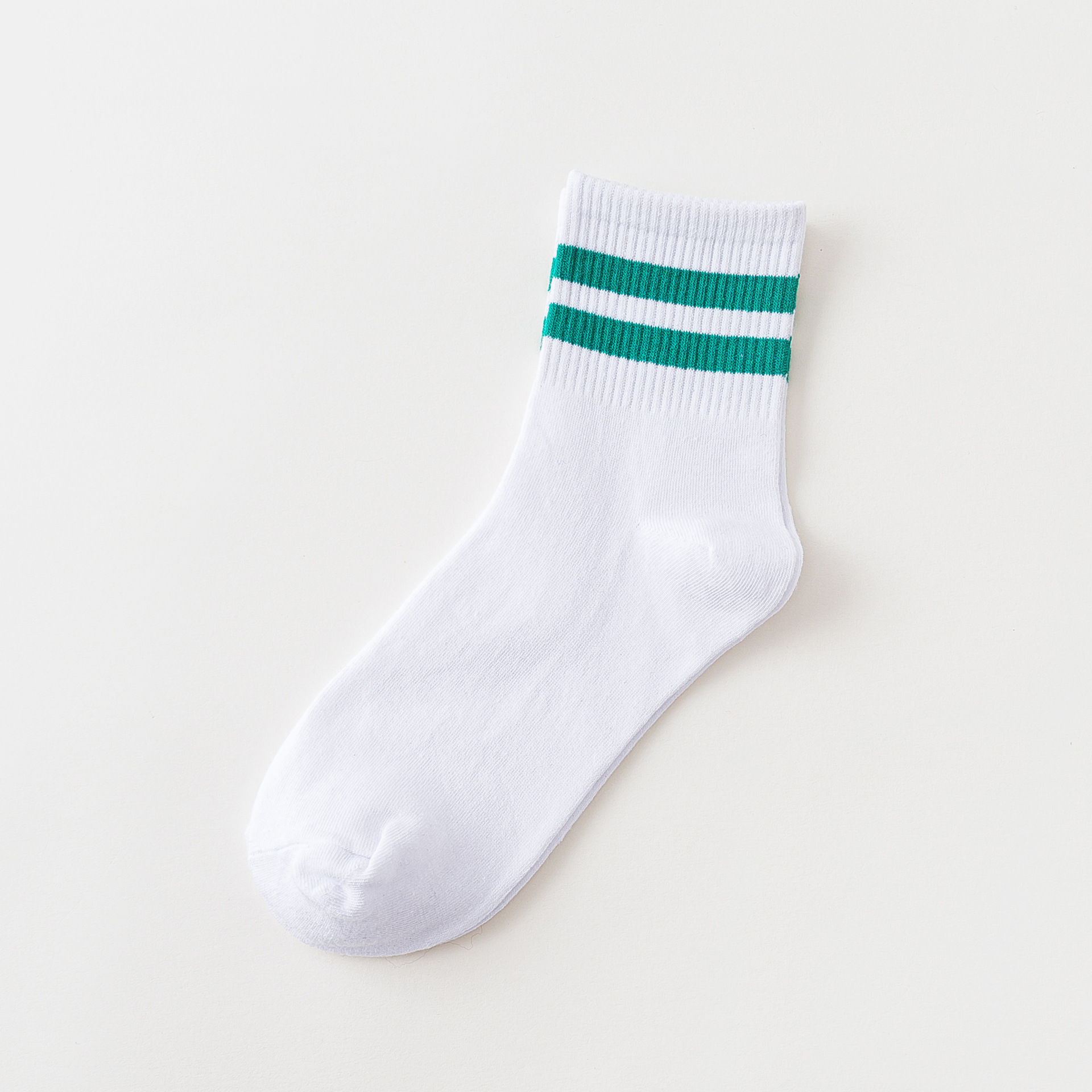 Женские Ребристые Носки с Двумя Полосками