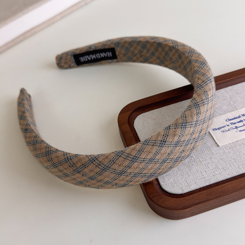 Cinta para el Cabello de Mujer a Cuadros