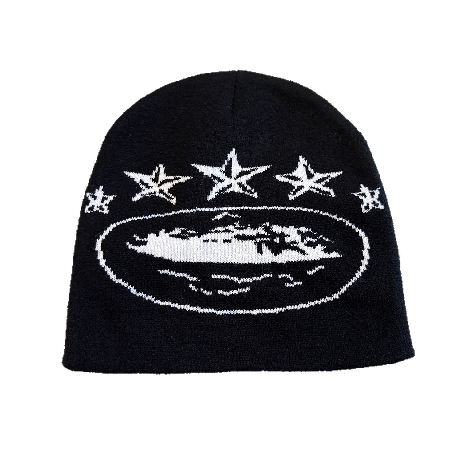 Gorro de Malha Jacquard Unissex