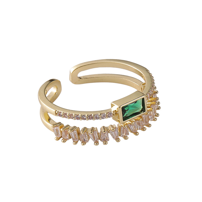 Double Layer Open Ring