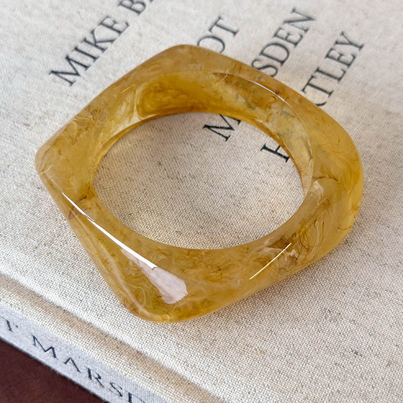 Ακανόνιστο Ευρύ Βραχιόλι Ακρυλικού Ακετάτου