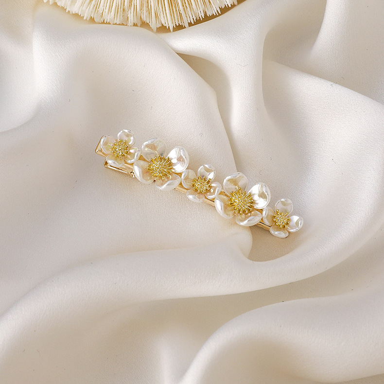 Agrafă de păr strass floare camelie