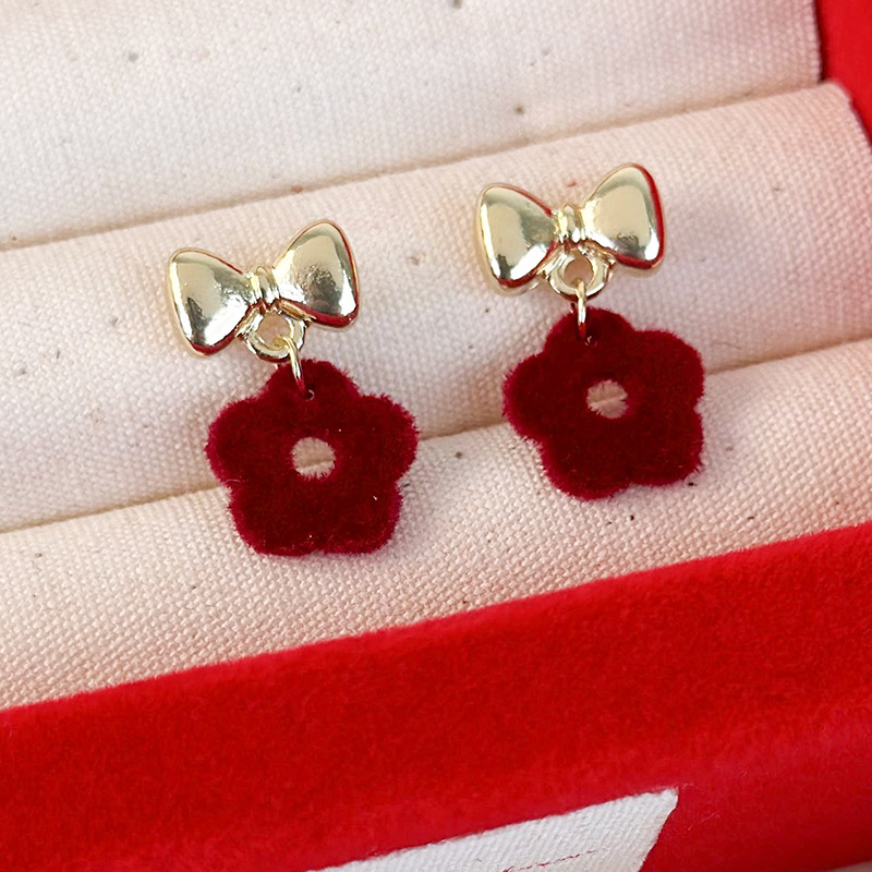 중국 뱀 별자리 귀걸이