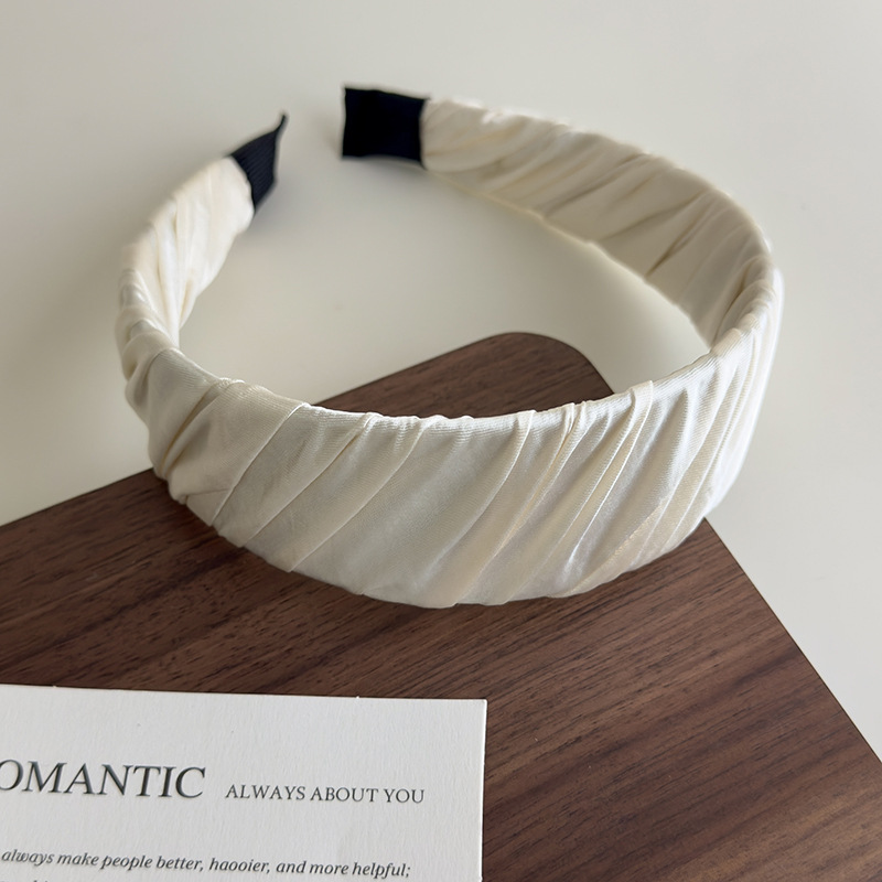 Banda de Păr Plisată din Satin