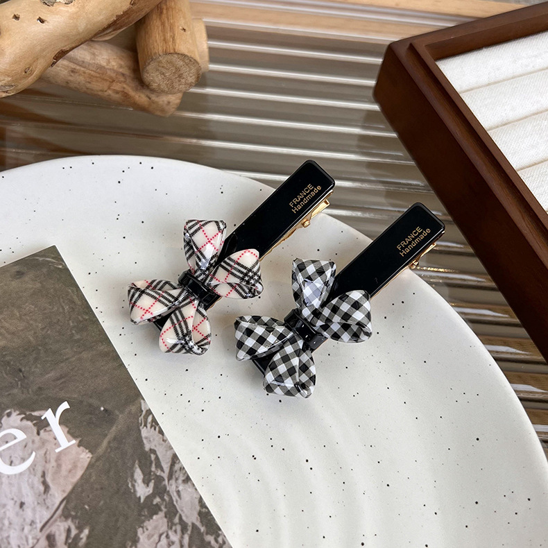 Pinza para Cabello de Acetato con Lazo Vintage