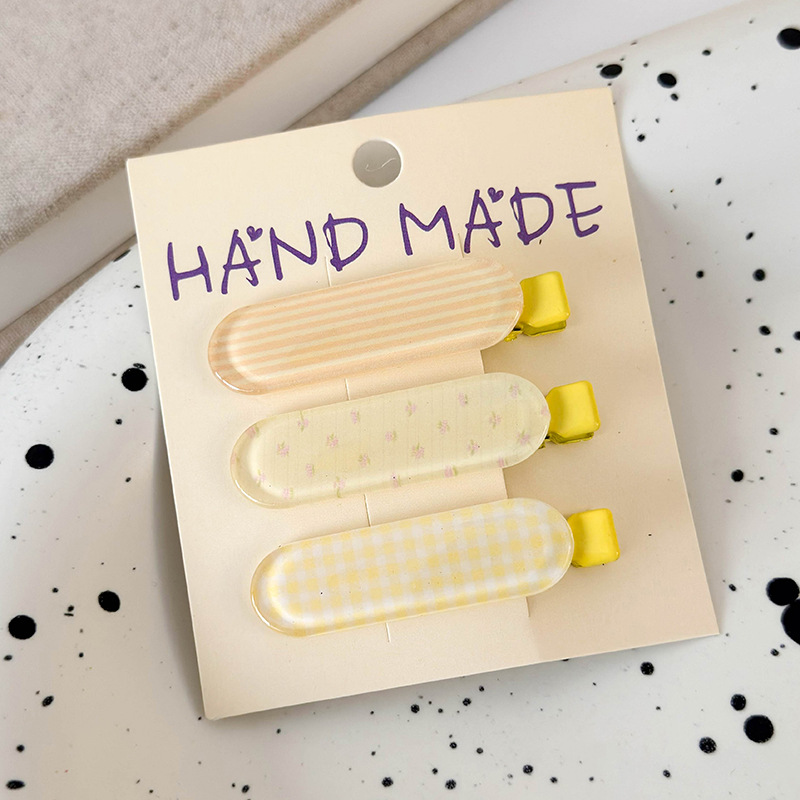 Jelly Kleur Strik Ster Stippen Haarclips Set