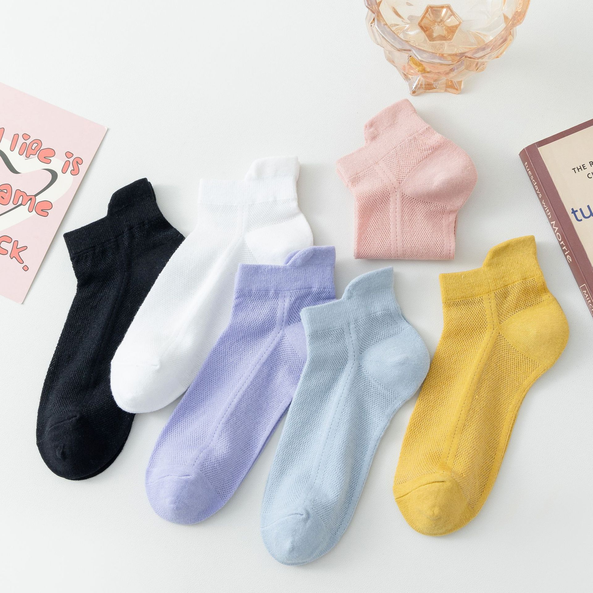 Prodyšné Síťované Neviditelné Ponožky