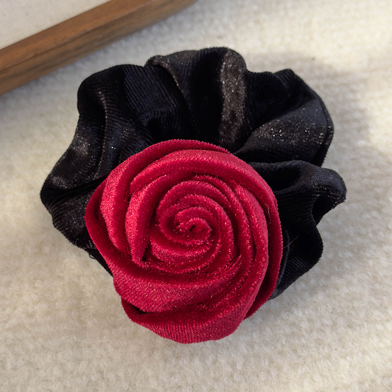 Velvet Rose Scrunchie