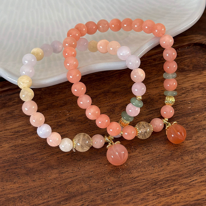 Bracciale con Pendente Pesca e Ametista