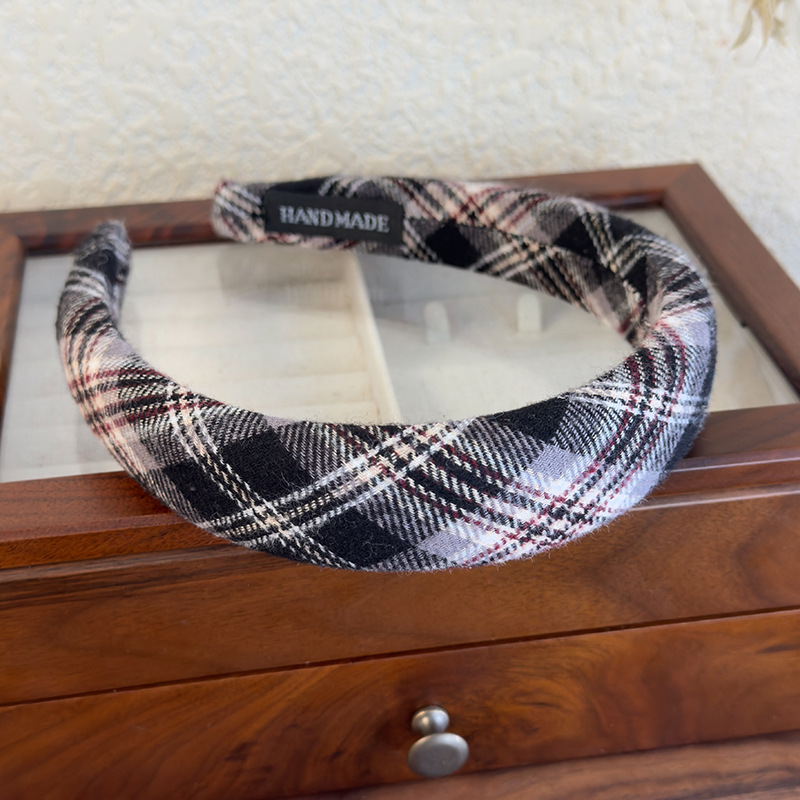 Diadema Preppy de Cuadros