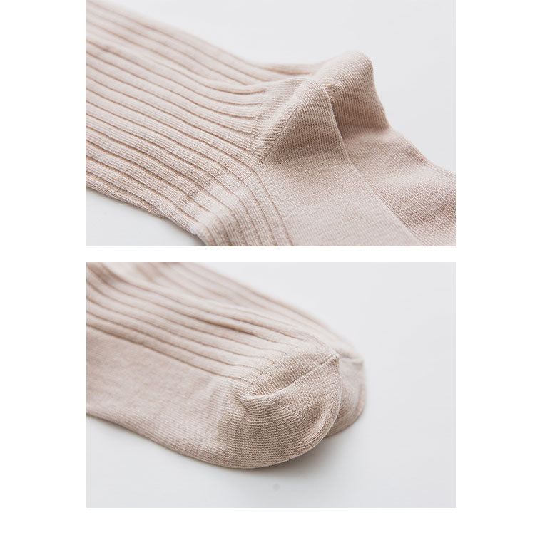 Meias Cáqui de Algodão para Mulheres