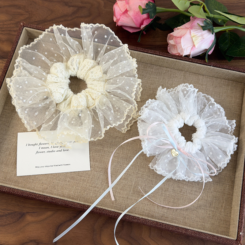 Scrunchies Δαντέλα