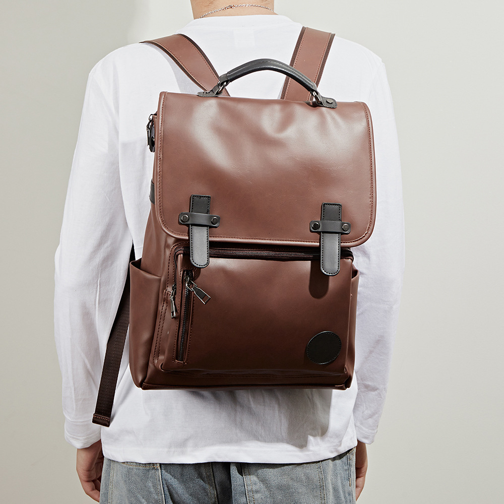 남성 대용량 플랩 백팩