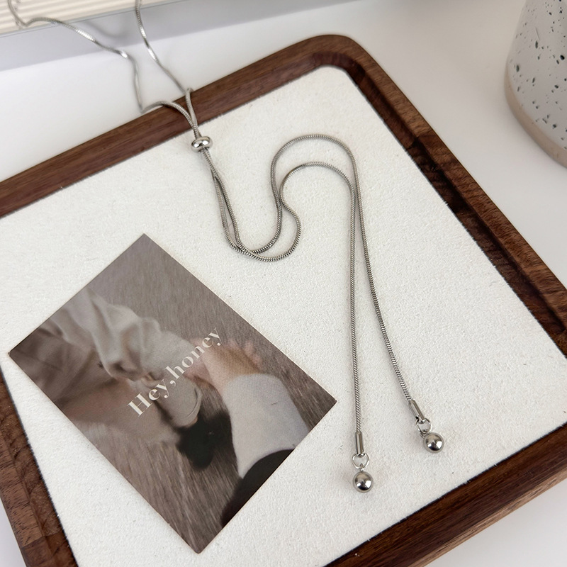 Жіноче Довге Намисто Snake Bone