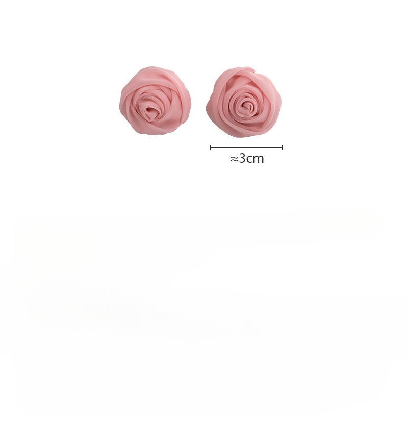 튤립 장미 꽃 귀걸이