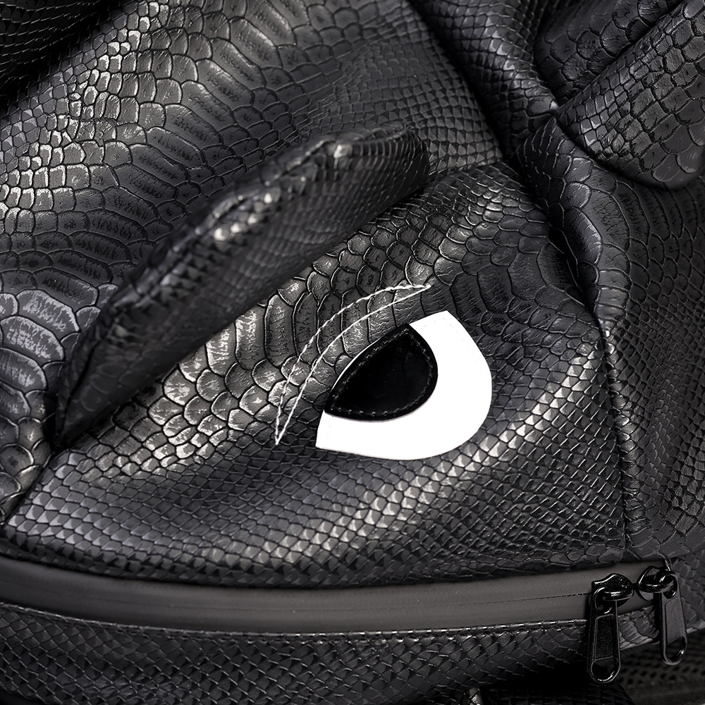 펑크 악어 머리 백팩