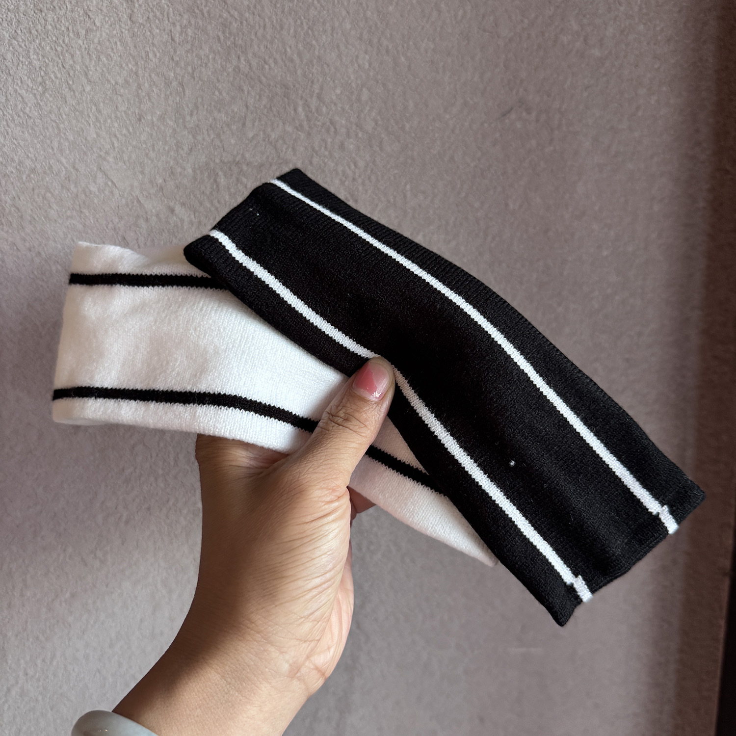 Faixa de Cabelo Elástica de Malha