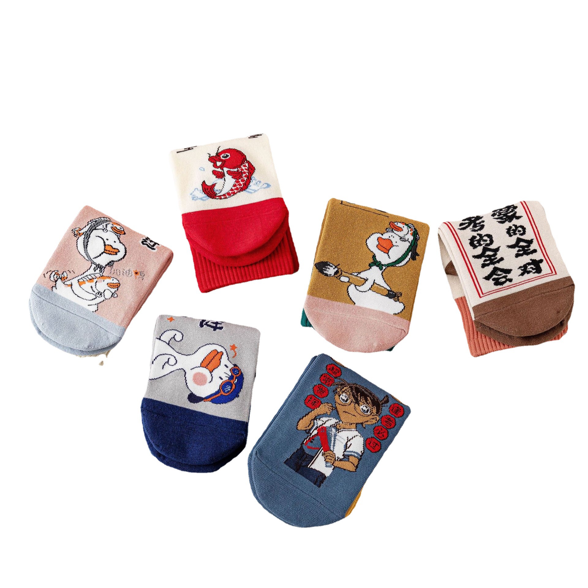 Meias Mid-Calf de Anime para Mulher