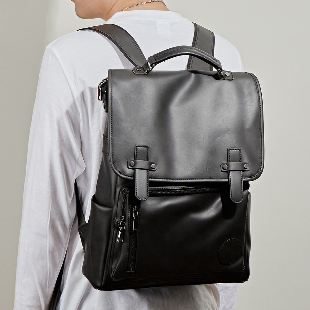 남성 대용량 플랩 백팩